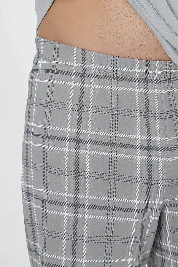 Пижама MARK FORMELLE, св.серый +св.серая клетка - фото 2
