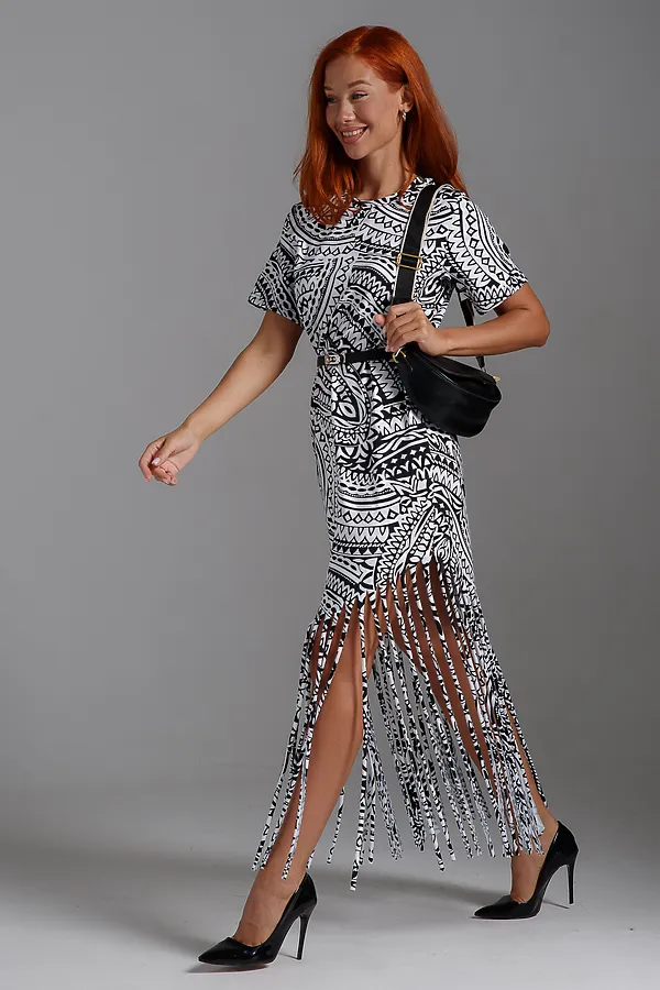 Платье 7480/1 НАТАЛИ, орнамент - фото 2