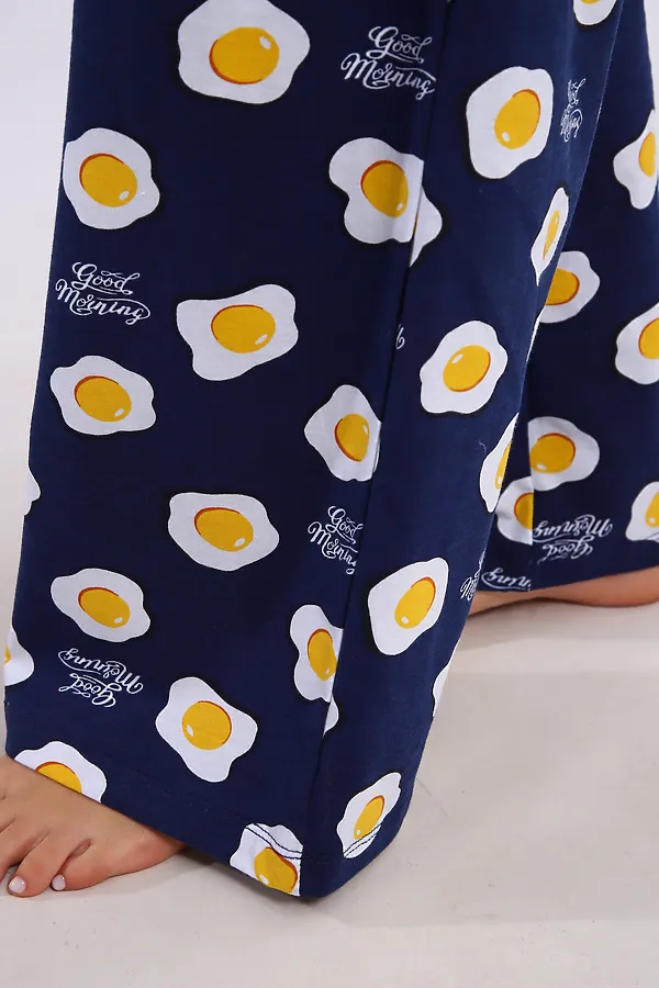 Костюм с брюками арт. КД-00-007 НАТАЛИ, желтый/яичница - фото 2