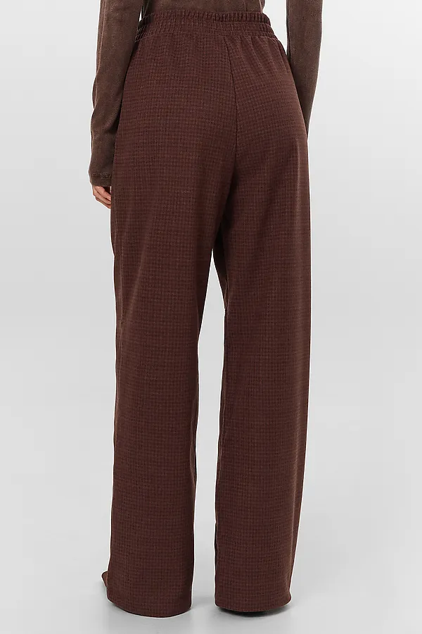 Брюки MARK FORMELLE, шоколадная клетка - фото 2