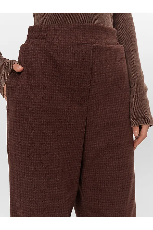 Брюки MARK FORMELLE, шоколадная клетка - фото 2