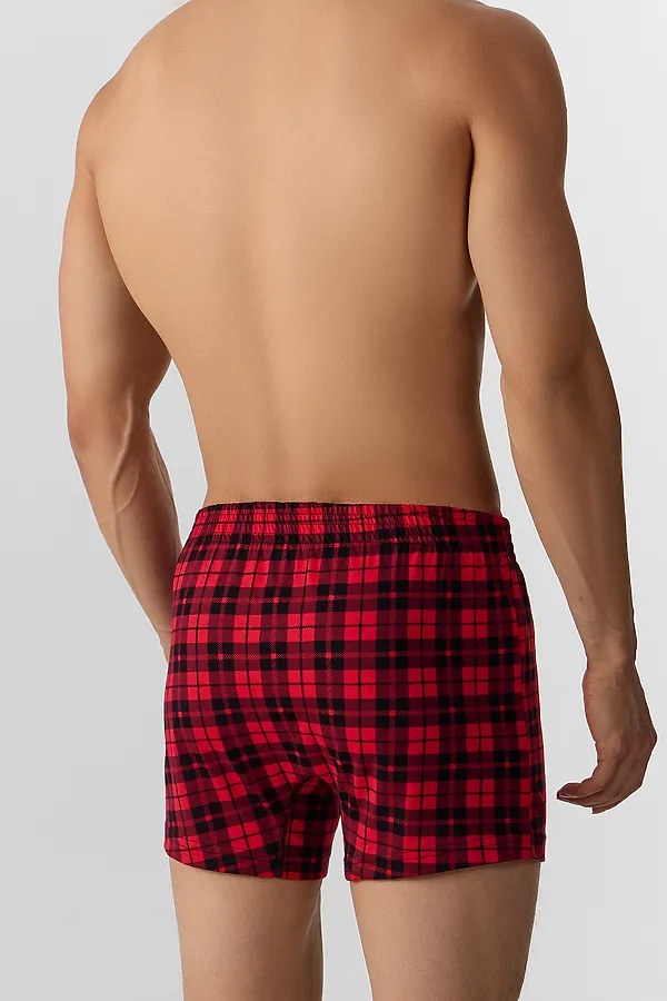 Трусы MARK FORMELLE, черная клетка на красном - фото 2
