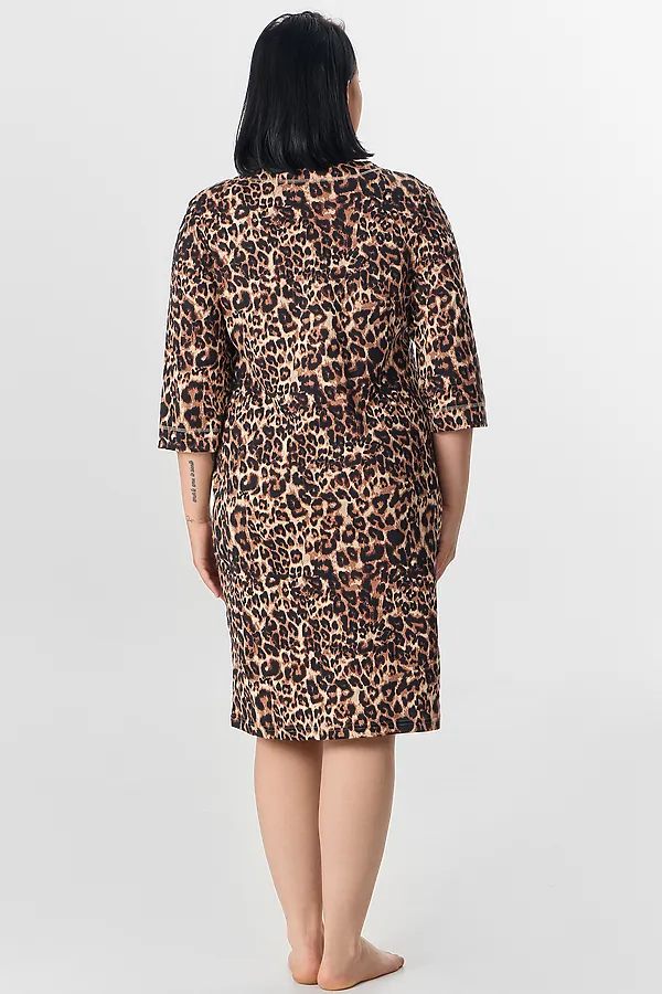 Халат MARK FORMELLE, леопард на песочном - фото 2