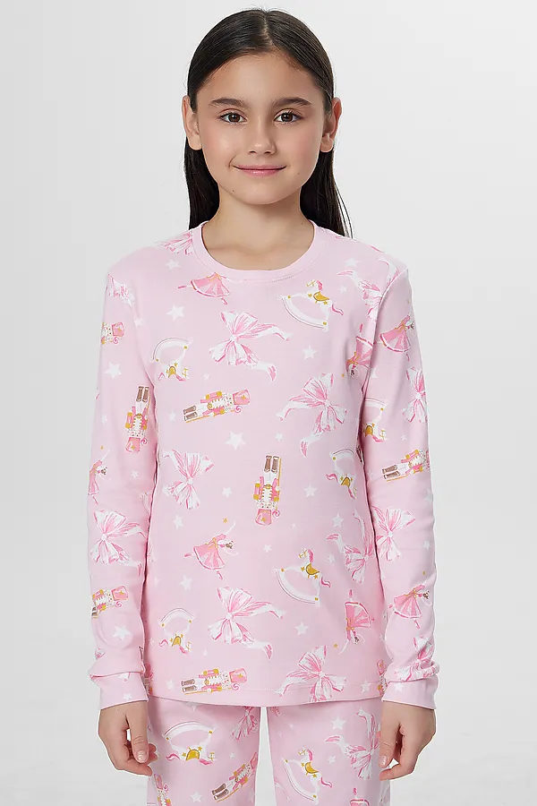 Пижама MARK FORMELLE, нг бантики на розовой сказке - фото 2