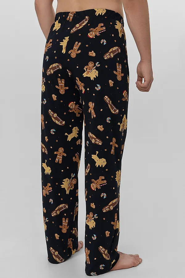 Пижама MARK FORMELLE, черный +печенье на черном - фото 2