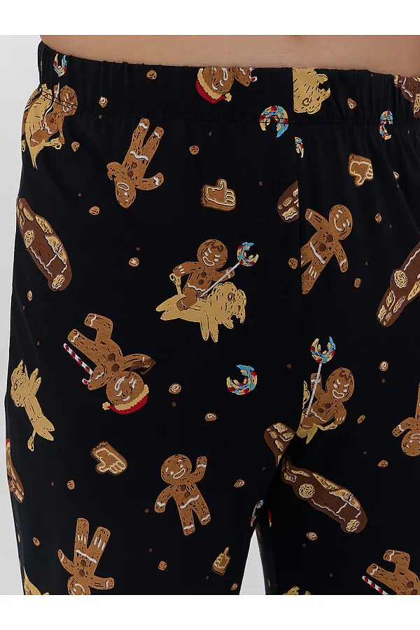 Пижама MARK FORMELLE, черный +печенье на черном - фото 2