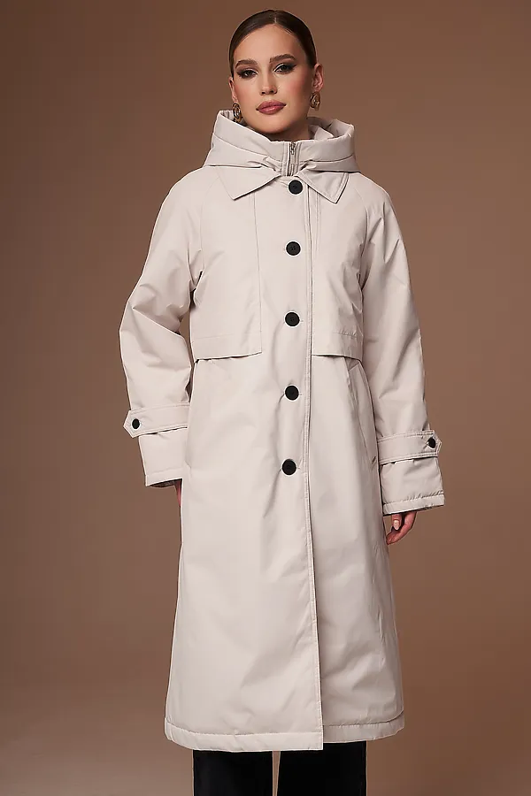 Плащ HOOPS, светло-бежевый - фото 2