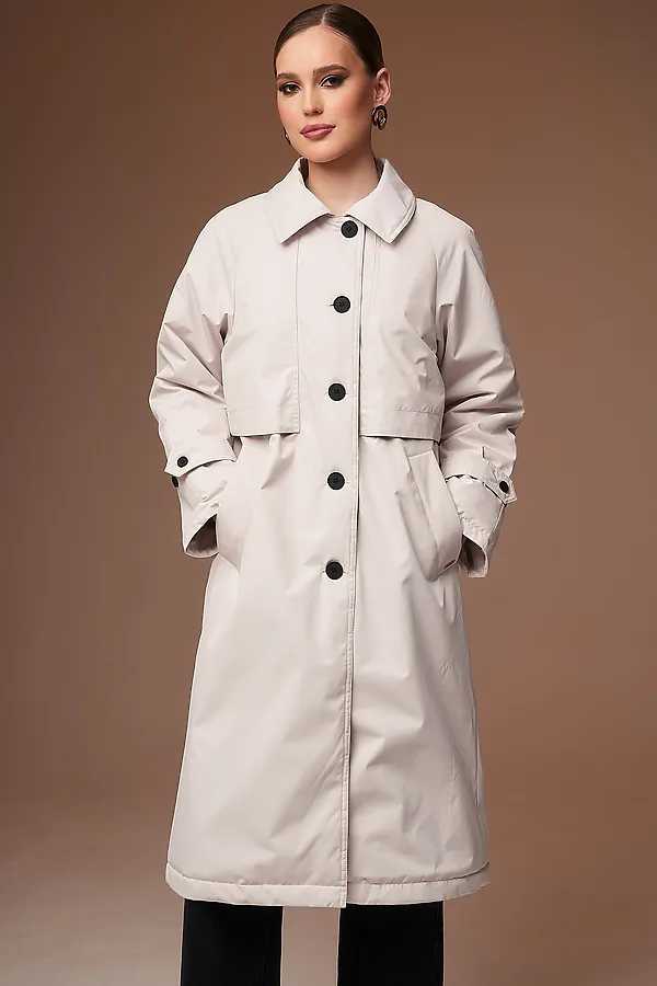 Плащ HOOPS, светло-бежевый - фото 2