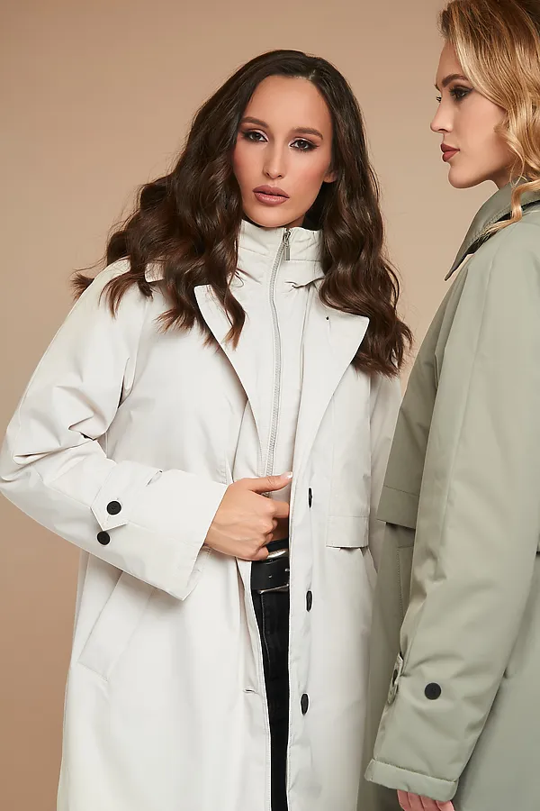 Плащ HOOPS, светло-бежевый - фото 2