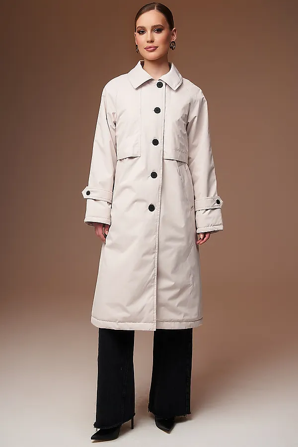 Плащ HOOPS, светло-бежевый - фото 2