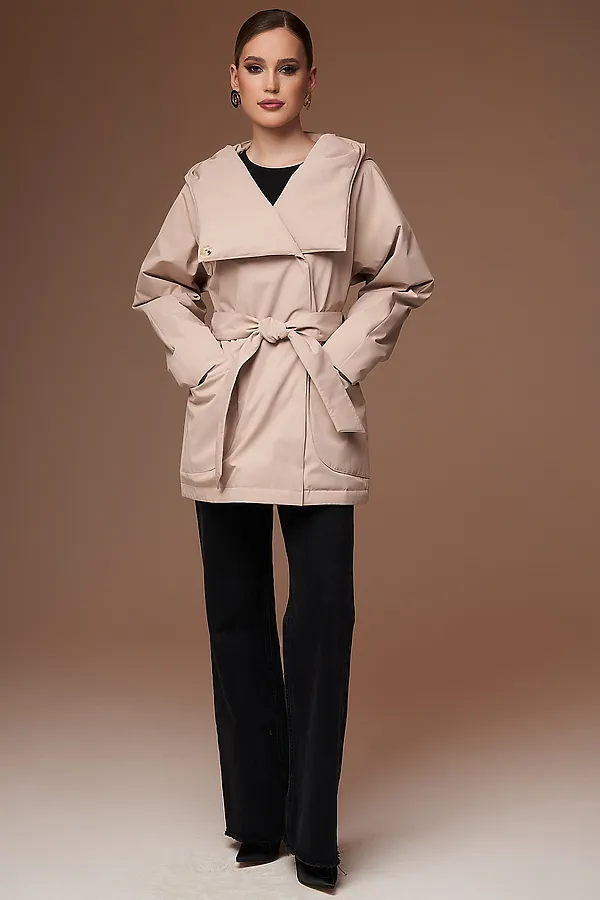 Плащ HOOPS, бежевый - фото 2