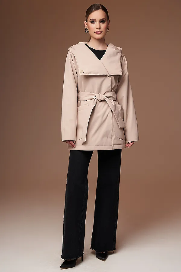 Плащ HOOPS, бежевый - фото 2