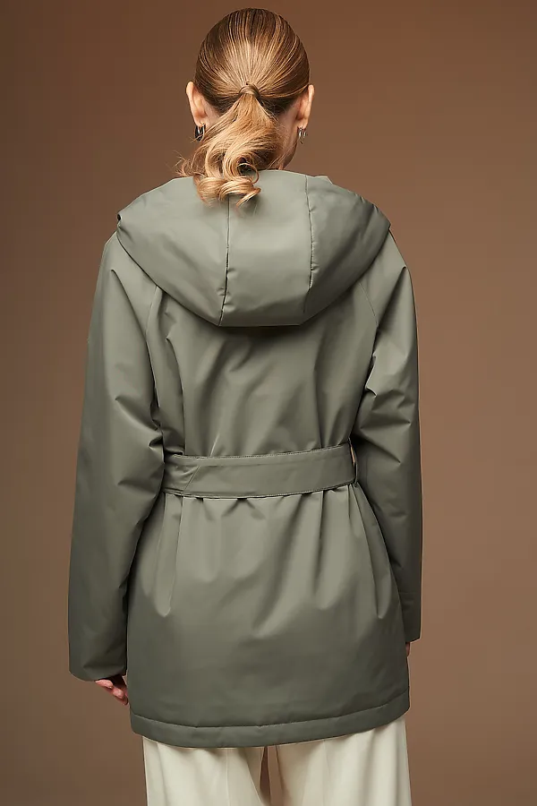 Плащ HOOPS, оливковый - фото 2