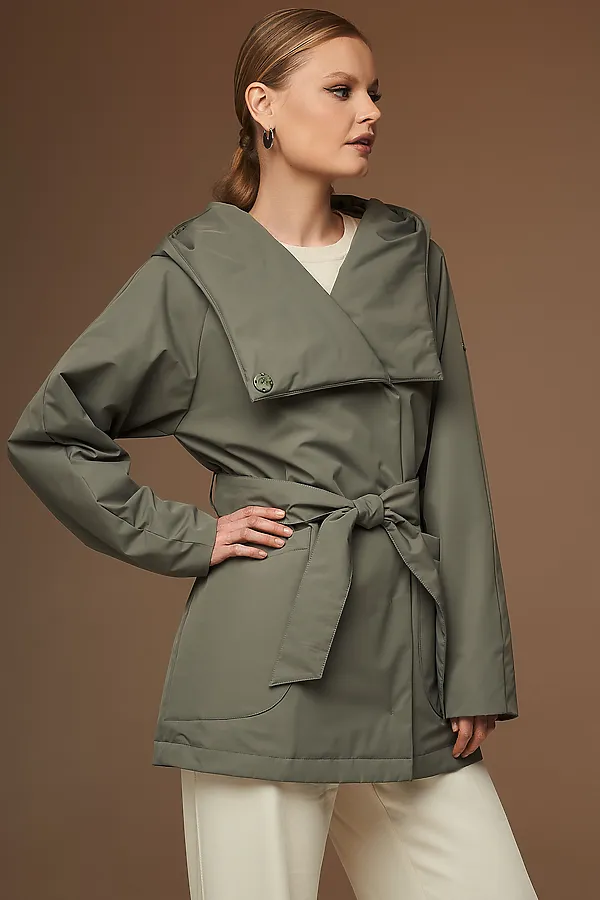 Плащ HOOPS, оливковый - фото 2