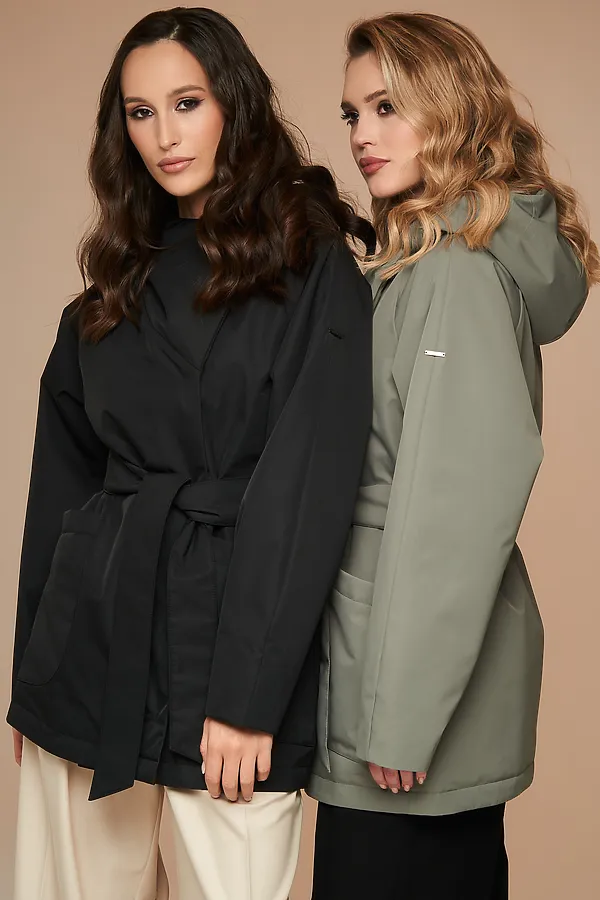 Плащ HOOPS, черный - фото 2