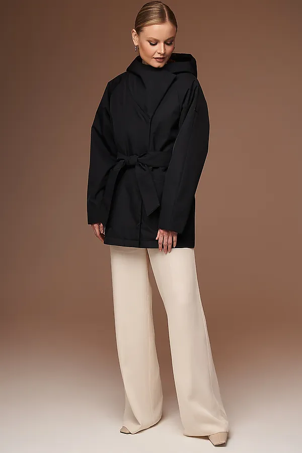 Плащ HOOPS, черный - фото 2