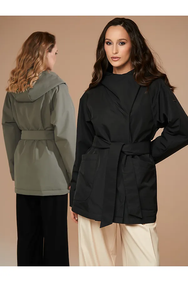 Плащ HOOPS, черный - фото 2