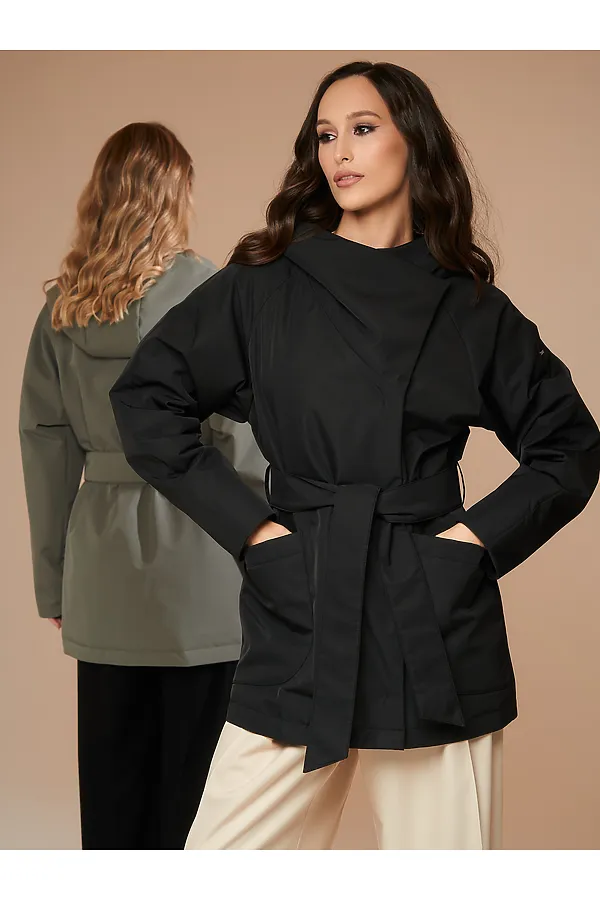 Плащ HOOPS, черный - фото 2