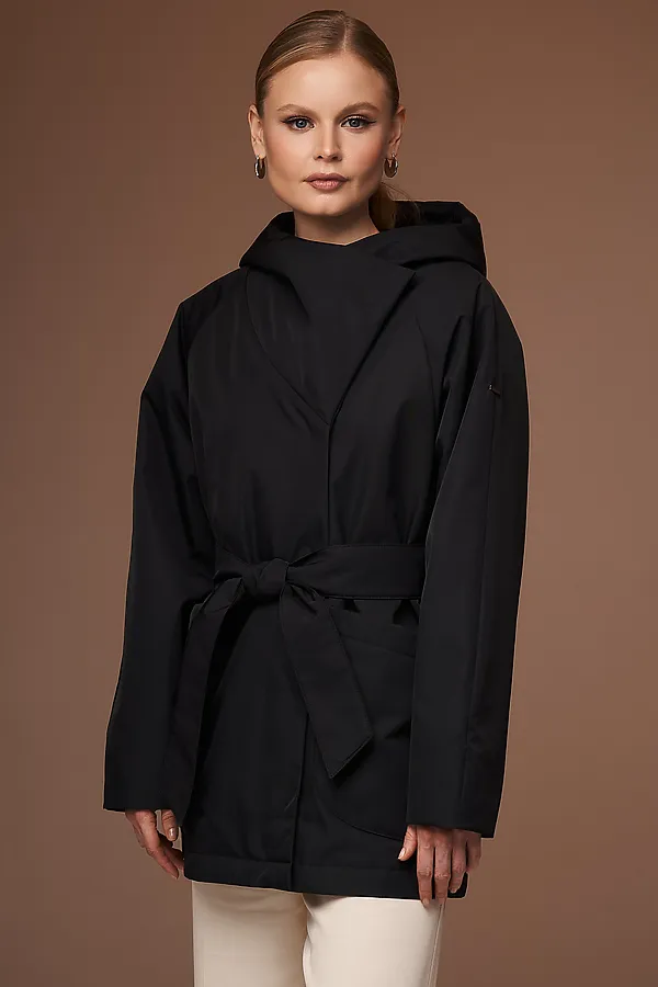 Плащ HOOPS, черный - фото 2