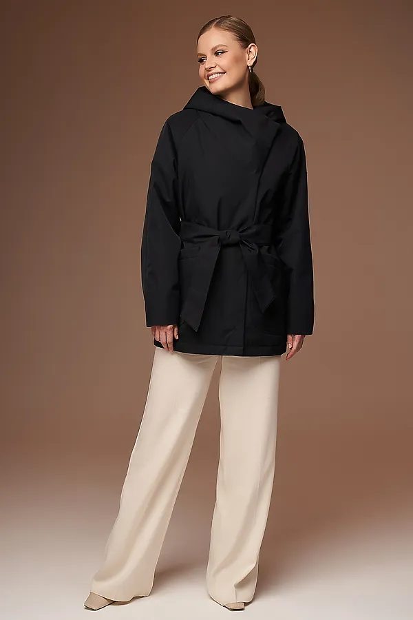 Плащ HOOPS, черный - фото 2