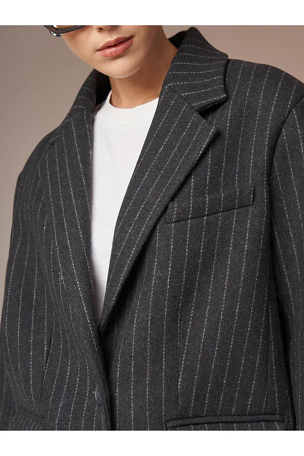 Пальто HOOPS, серый - фото 2