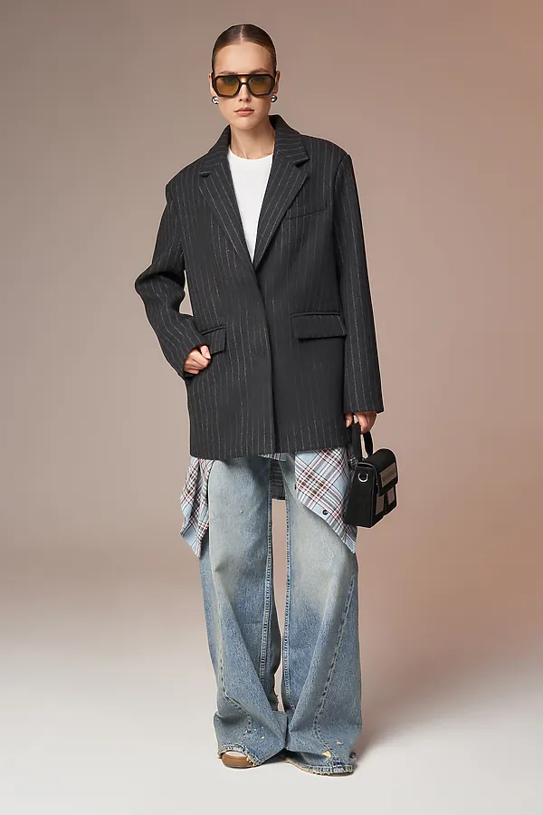 Пальто HOOPS, серый - фото 2