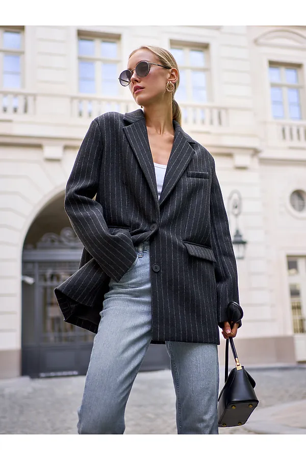 Пальто HOOPS, серый - фото 2