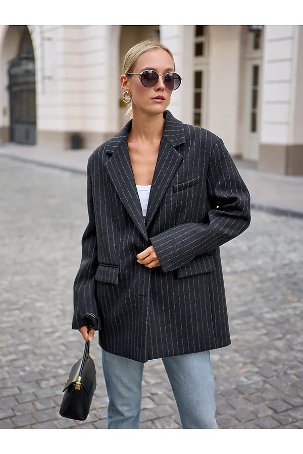 Пальто HOOPS, серый - фото 2