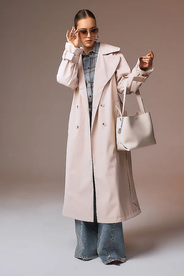 Плащ HOOPS, светло-бежевый - фото 2