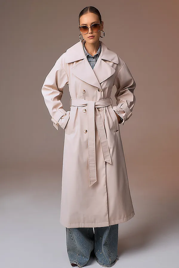 Плащ HOOPS, светло-бежевый - фото 2