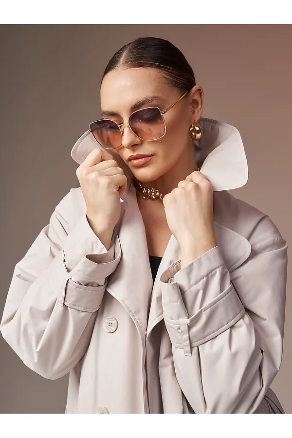 Плащ HOOPS, светло-бежевый - фото 2