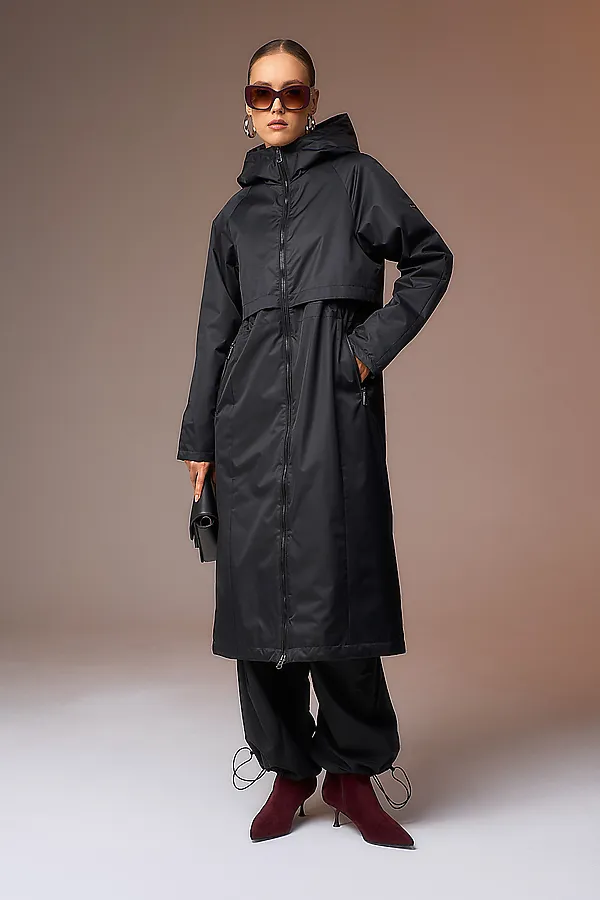 Плащ HOOPS, черный - фото 2
