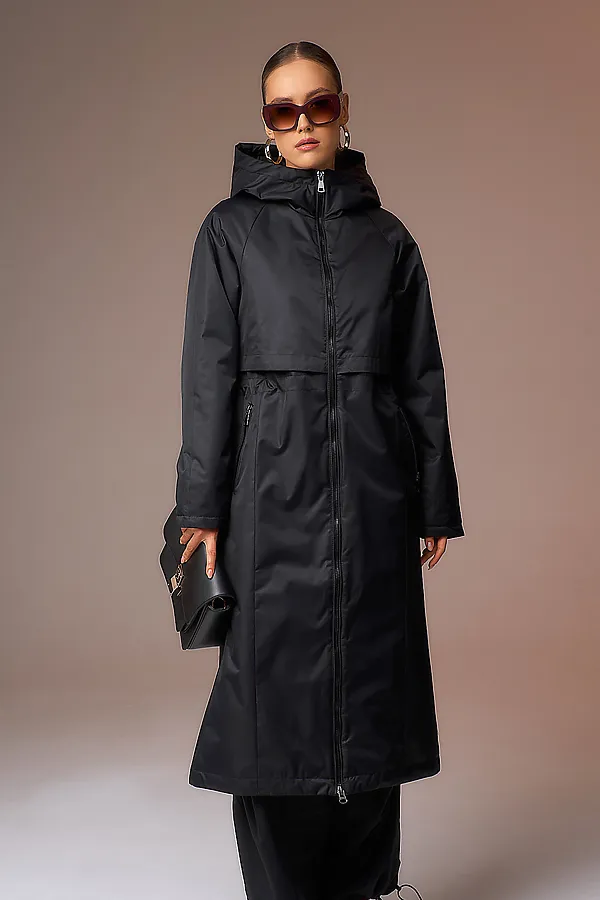 Плащ HOOPS, черный - фото 2