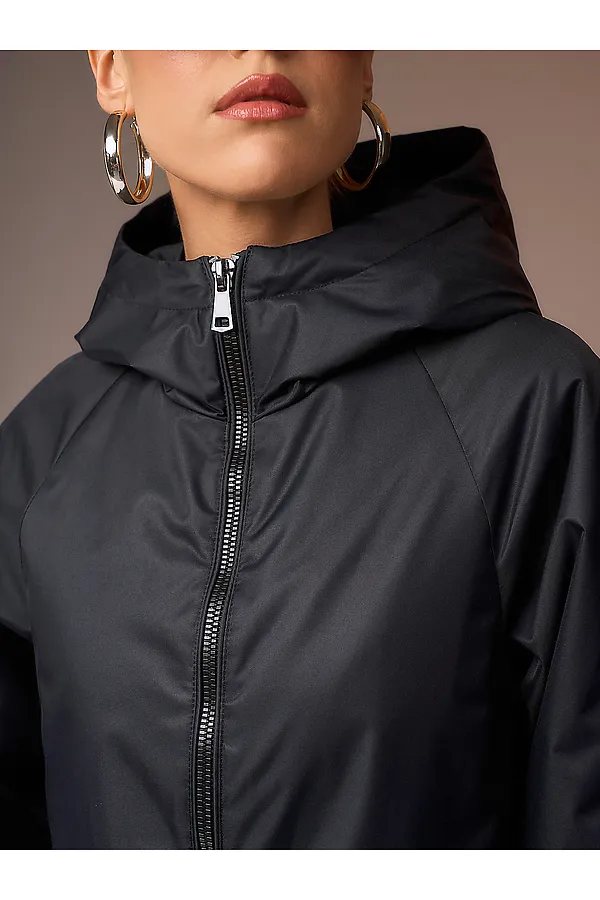 Плащ HOOPS, черный - фото 2