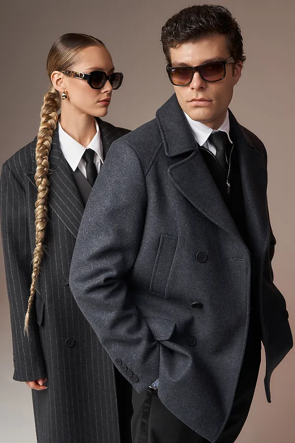 Пальто HOOPS, темно-серый - фото 2