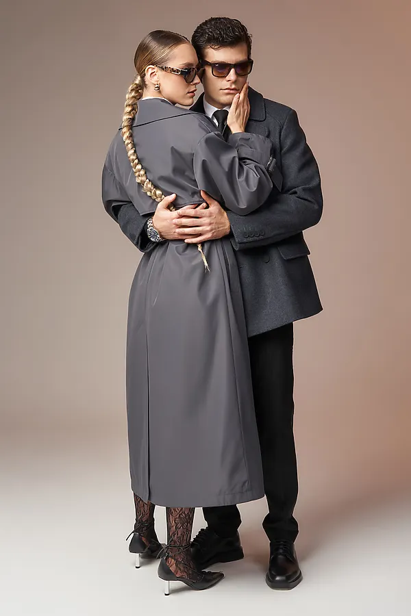 Пальто HOOPS, темно-серый - фото 2