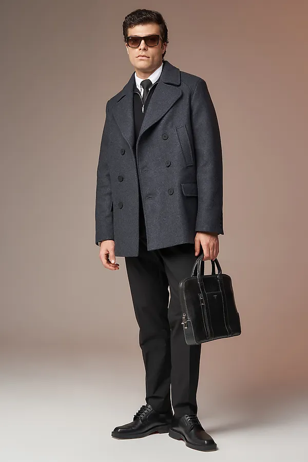 Пальто HOOPS, темно-серый - фото 2