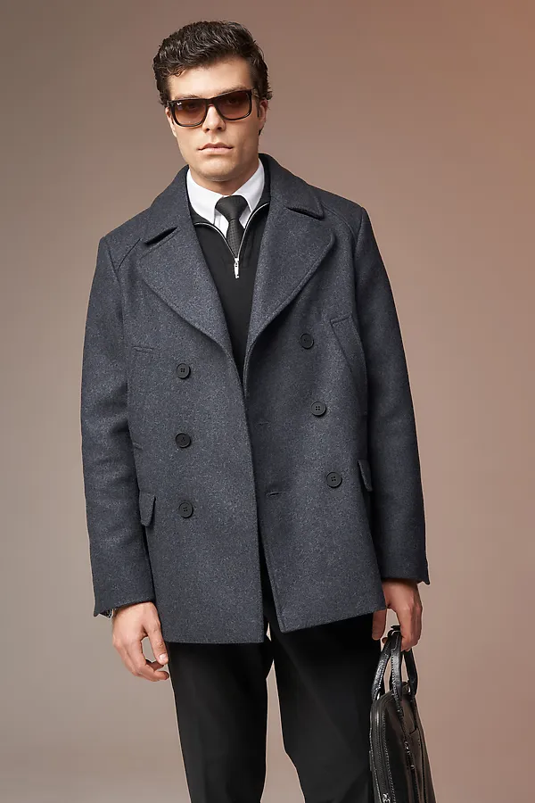 Пальто HOOPS, темно-серый - фото 2