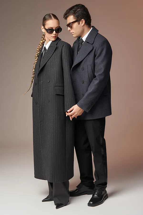 Пальто HOOPS, темно-серый - фото 2