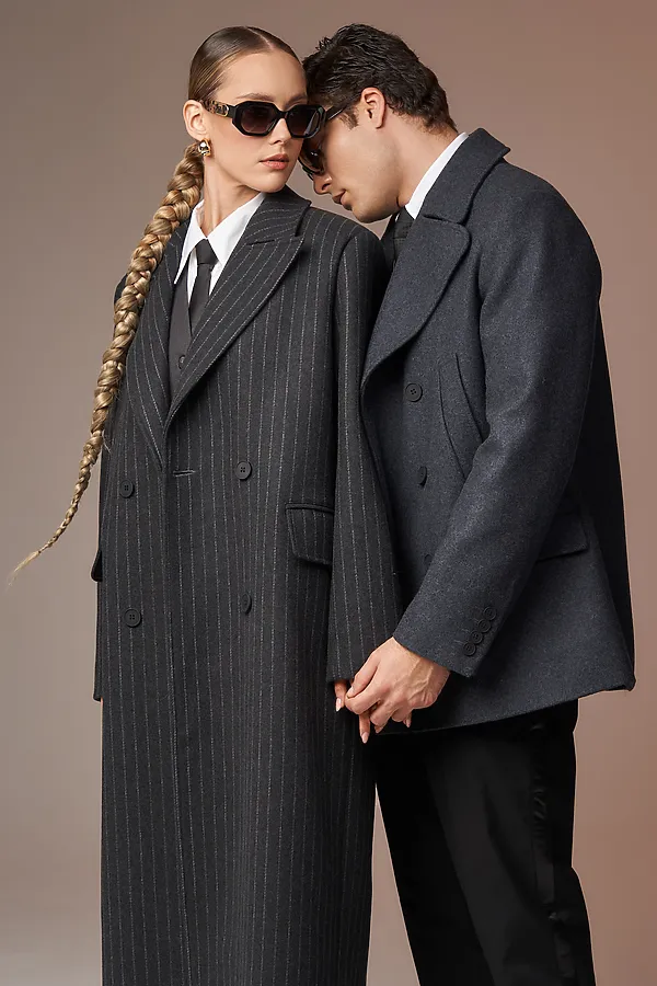 Пальто HOOPS, темно-серый - фото 2