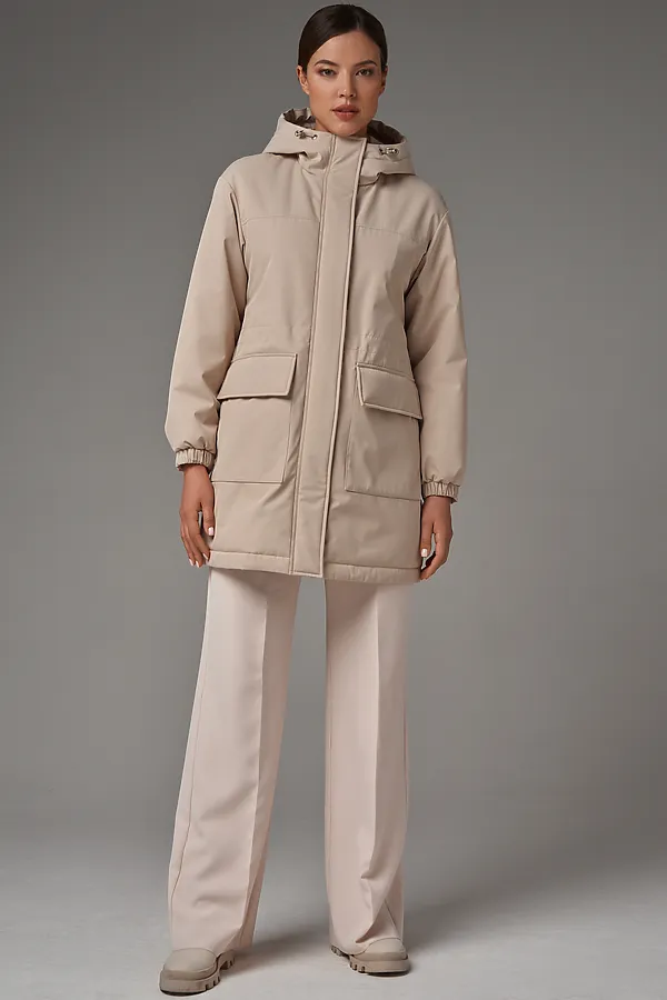 Плащ HOOPS, бежевый - фото 2