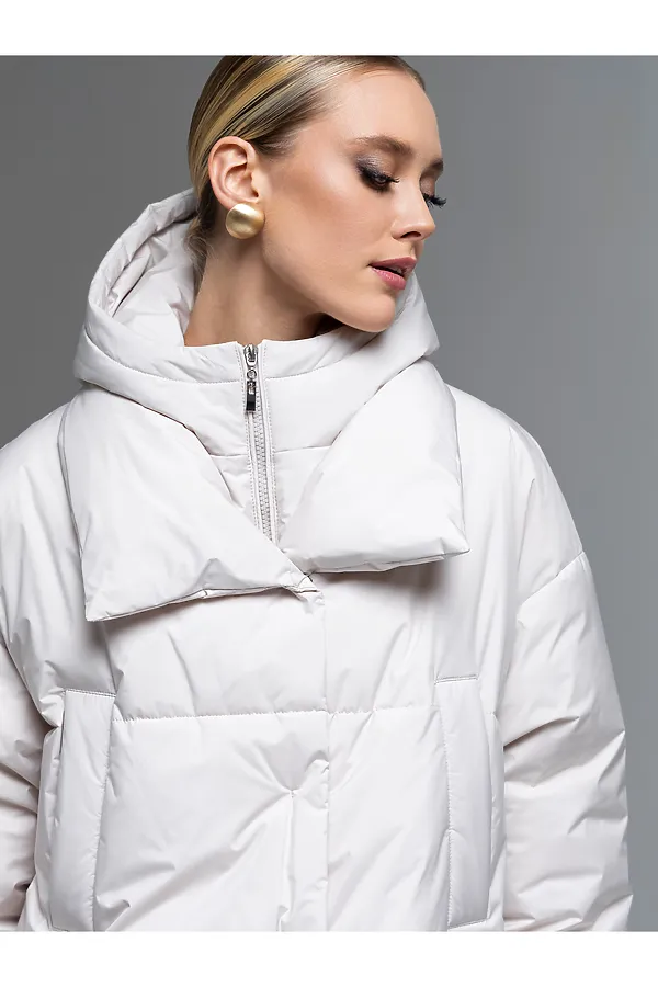 Пуховик HOOPS, светло-бежевый - фото 2