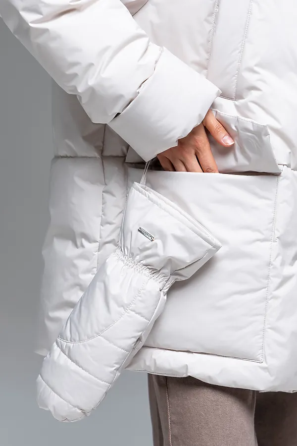 Пуховик HOOPS, светло-бежевый - фото 2