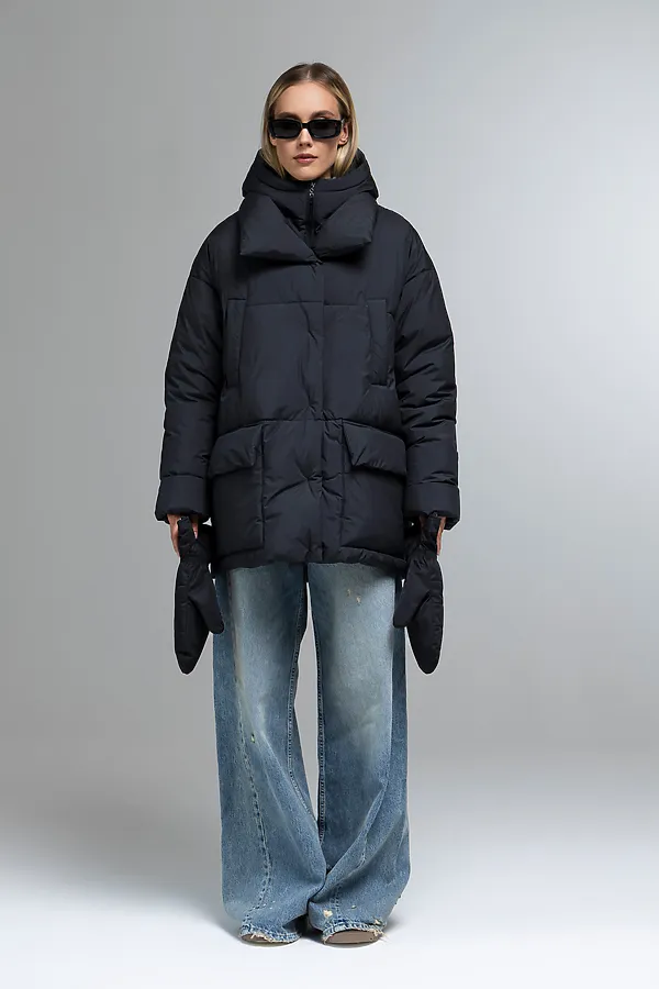 Пуховик HOOPS, черный - фото 2