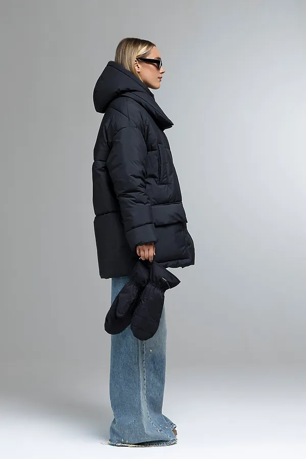 Пуховик HOOPS, черный - фото 2