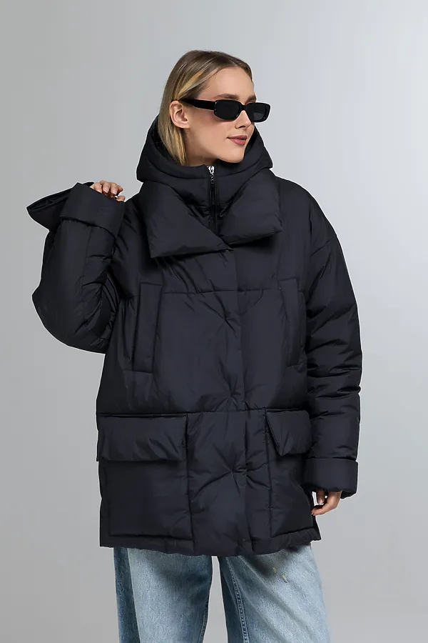 Пуховик HOOPS, черный - фото 2