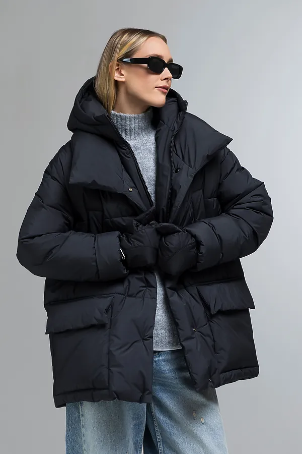 Пуховик HOOPS, черный - фото 2