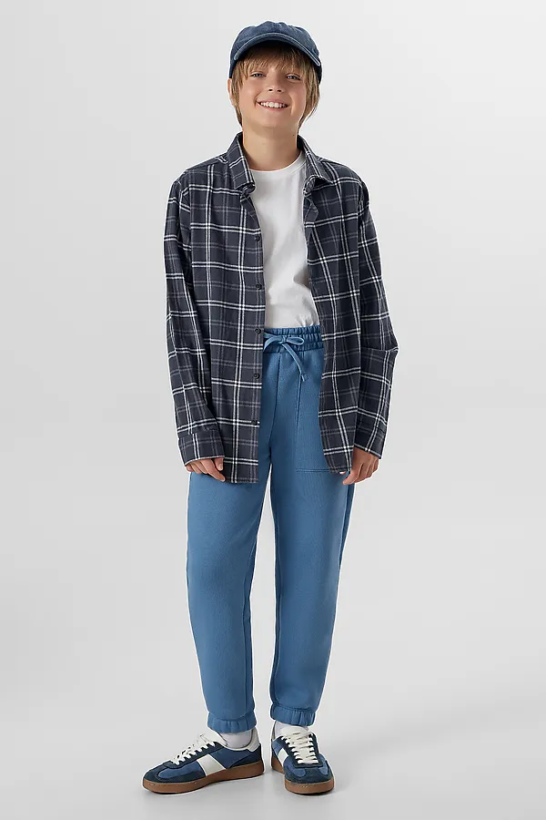 Брюки MARK FORMELLE, пыльный синий - фото 2