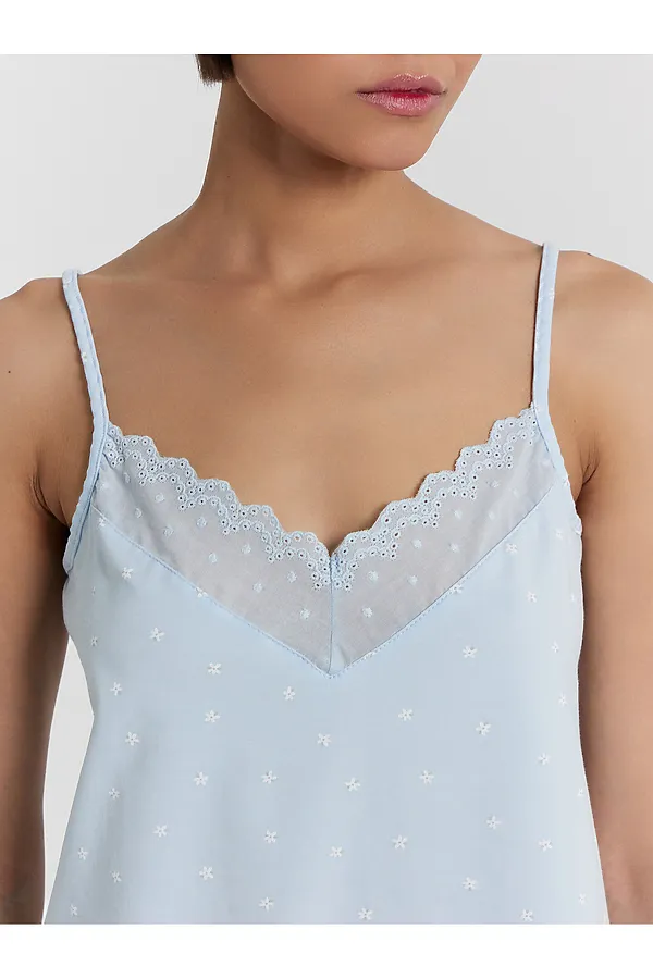 Пижама MARK FORMELLE, ромашки на голубом - фото 2