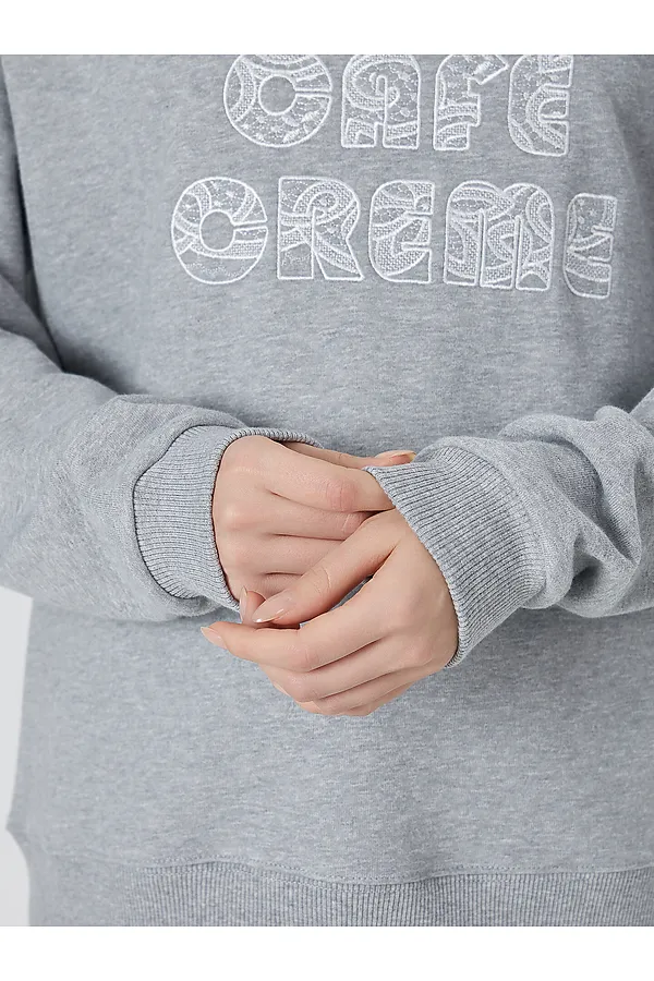 Свитшот MARK FORMELLE, серый меланж 4250-е - фото 2